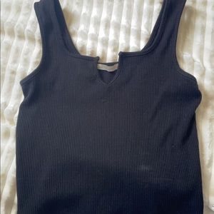 black tank top